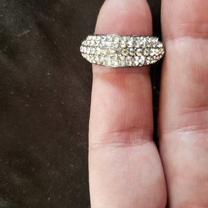 Diamond huggie earrings